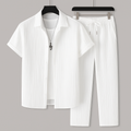 Women's Relaxed Linen Set – Lightweight Cotton Blend