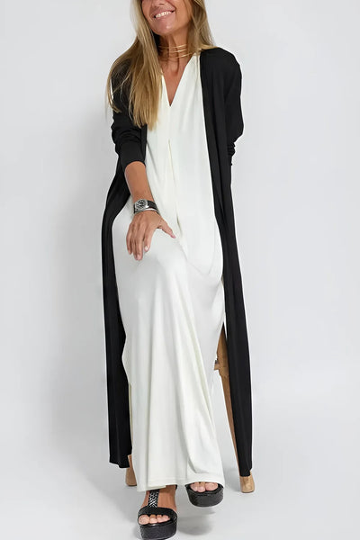 Daphne | Elegant Maxi Dress + Free Matching Cardigan