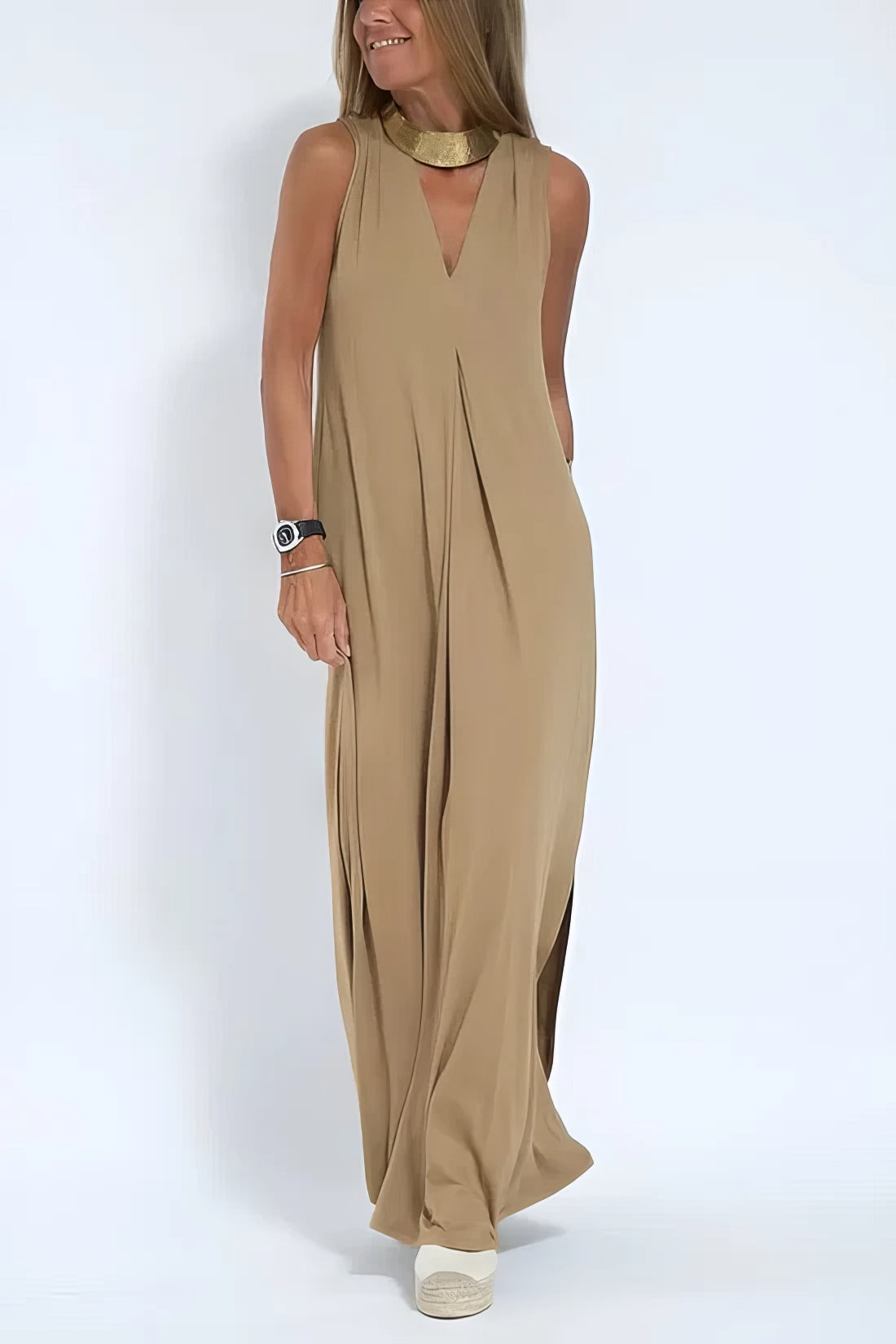 Daphne | Elegant Maxi Dress + Free Matching Cardigan