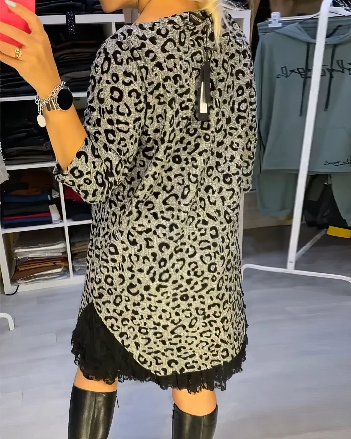 Emilia | Slimming Leopard Print Dress